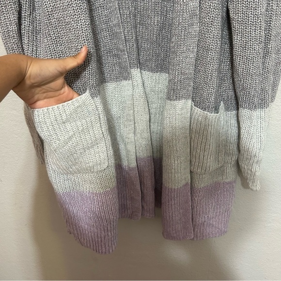 APT. 9 Long Cardigan Duster Pockets Knit - Picture 7 of 8